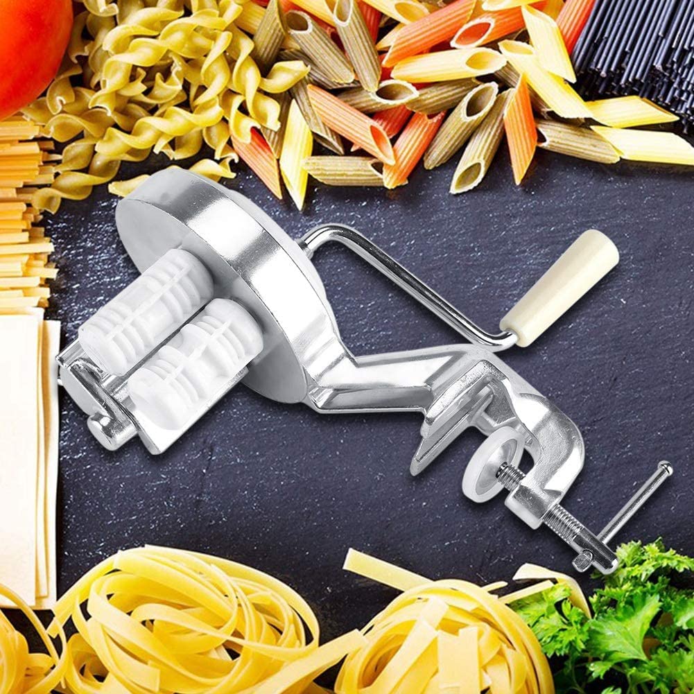 Pasta maker machine aluminum alloy manually operated noodle press machine kitchen food handmade equipment.
