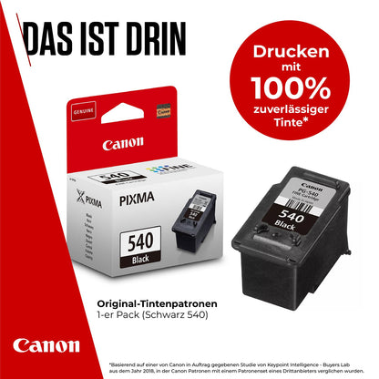 Canon Ink Cartridges - PG-540 Original Printer Cartridge - Prints up to 180 A4 pages (1 x Black Cartridge)