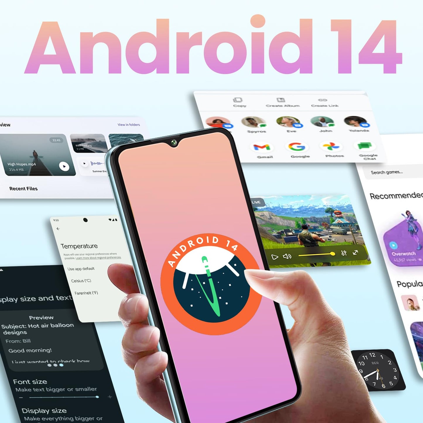 CUBOT A10 phone without contract, 12(4+8) GB+128GB/1TB, Android 14 smartphone affordable, 6.56-inch HD+/90Hz screen, 48MP+16MP camera, 5100mAh, dual SIM 4G unlocked phones, face ID/GPS/OTG