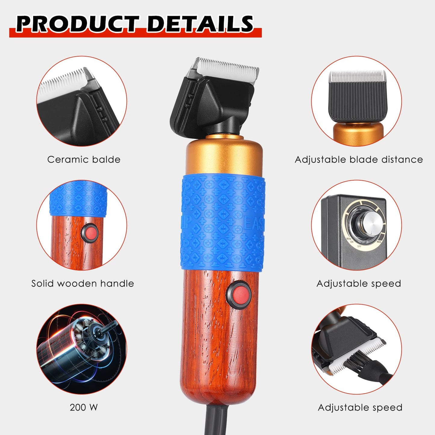 Brolteja Carpet Cutter, Tufting Gun Trimmer Carpet Cutter with Shear Guide, 200W Carpet Trimmer with Shear Guide, for pets and tufted carpets