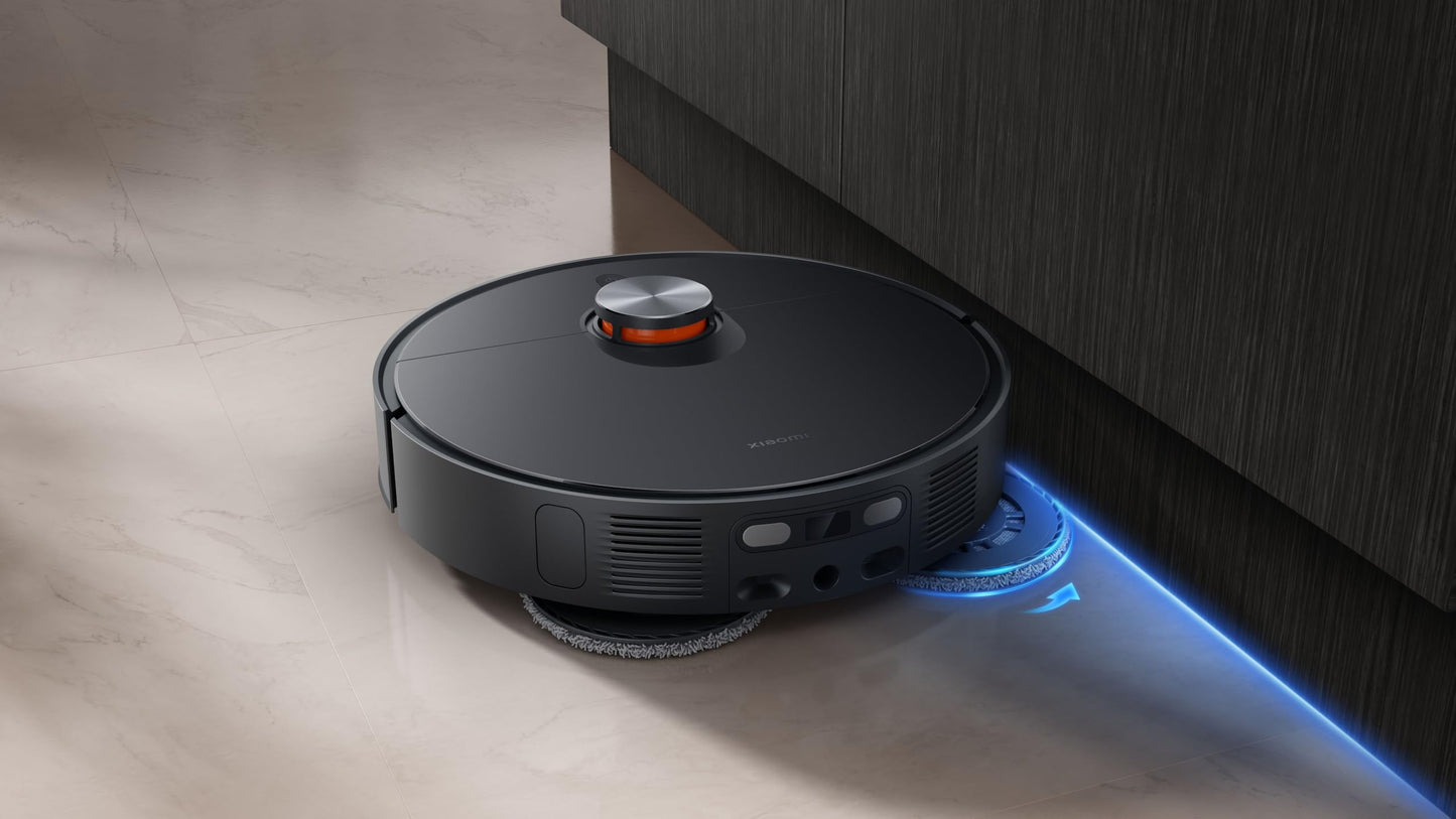 Xiaomi Robot Vacuum X20 Max - 8000 Pa suction power, dual mop system with hot water cleaning and drying, 75 days dust capacity, 4 cleaning modes, and 5200mAh battery for smart, thorough cleaning.