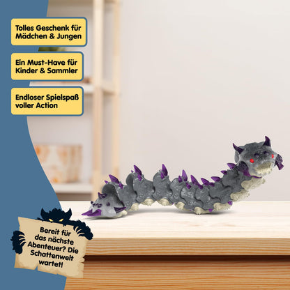 SCHLEICH ELDRADOR Creatures | Shadow Dragon 70830 | ELDRADOR Monster figurine with movable body | great gift for girls and boys | toy for ages 7+ | 5 x 26 x 4 cm