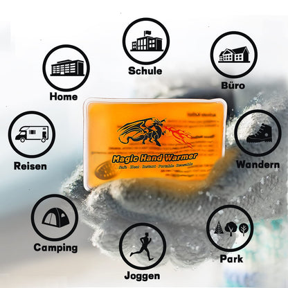 QiLiTd 8 Pack Magic Hand Warmers, Snap-Heat Packs, Reusable Pocket Hand Warmers for outdoor, indoor, work, studying, camping, warm gifts for adults or kids.