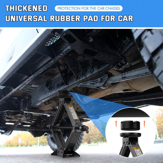 IMAYCC 2.5T Jack, Universal scissor jack for car with rubber pad, Portable jack with lug wrench, Auto emergency kit for SUV MPV, Ideal for maintenance and repair