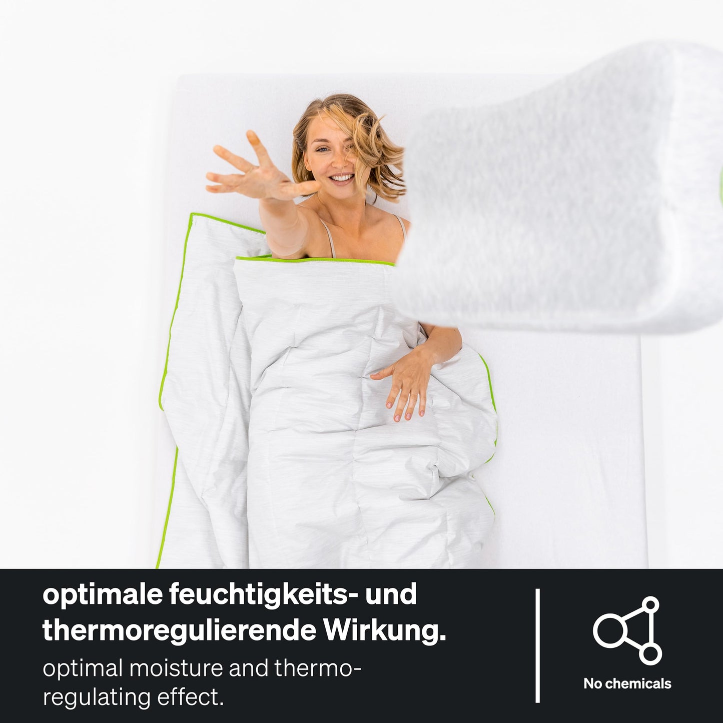 BLACKROLL® Pillow CASE Climate, heat-regulating pillow cover, 30 x 50 cm for the Recovery Pillow, Made in Germany