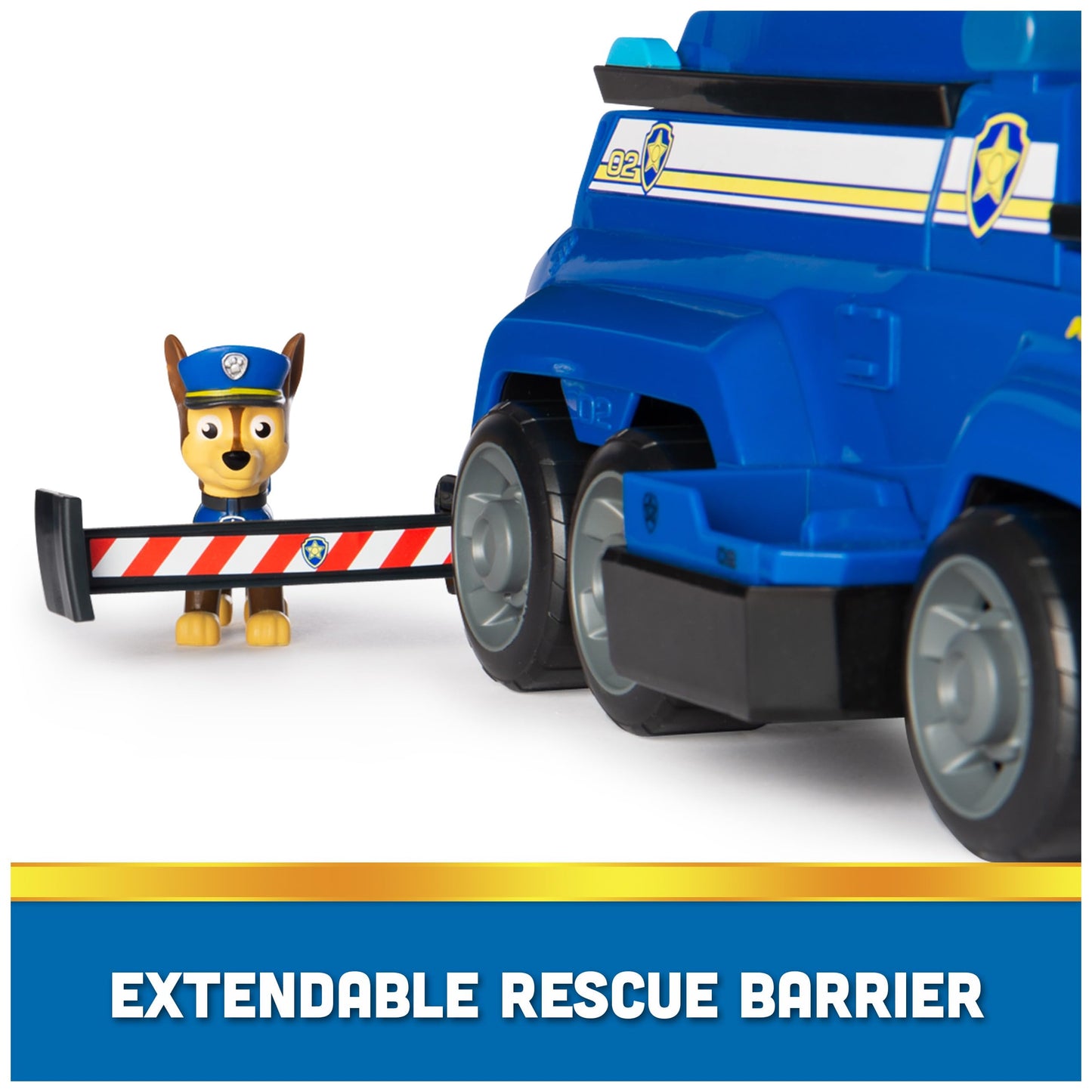 PAW PATROL Team Cruiser, a big vehicle featuring exclusive Chase, Marshall, Skye, Rubble, Rocky & Zuma action figures. Toys for boys & girls ages 3+.