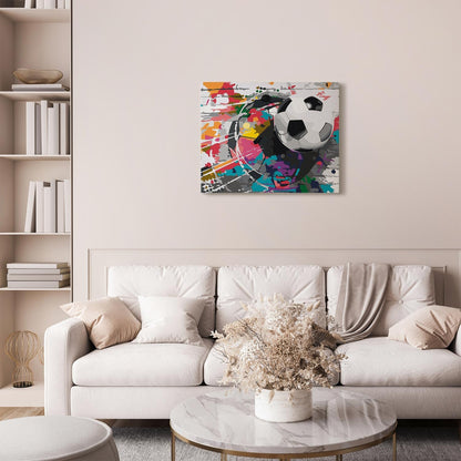 murando - Paint by Numbers Soccer 50x40 cm painting set with wooden frame on canvas for adults children painting hand painted kit DIY gift decoration n-A-0558-d-a