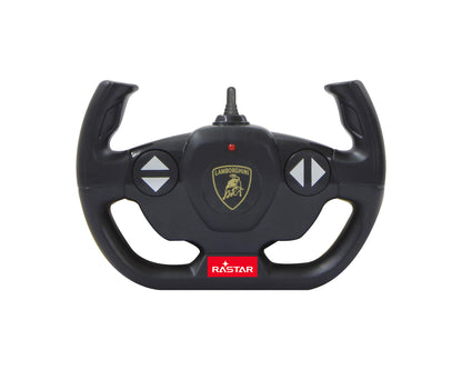 JAMARA Lamborghini Aventador 1:14 2.4GHz - officially licensed, up to 1 hour drive time at 11 km/h, LED lights, perfect replica details, detailed interior, high-quality manufacturing.