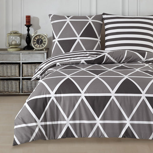 Buymax® bedding 135x200 100% cotton 2-piece duvet cover - bedding sets 135 x 200cm 1 x pillowcase 80x80cm, ÖKO-TEX Renforcé duvet cover set with zipper