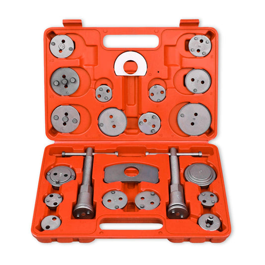 YRHome 23-piece brake piston reset brake set piston reset repair tool set universal automotive reset brake caliper piston tool kit spindle