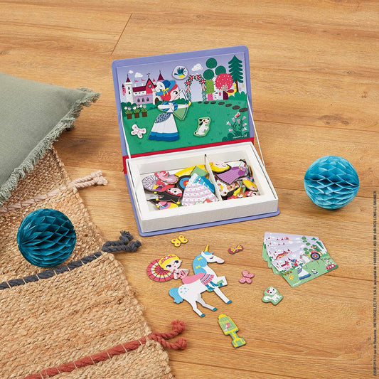 Janod J02725 Princesses Magneti'Book, Purple