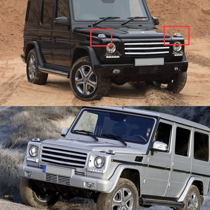 njjssjd Front turn signal lens covers for Benz G-Class W460 W461 W463, rear roof additional turn signal light housing for Benz Sprinter W901 W902 W903 W904 W906