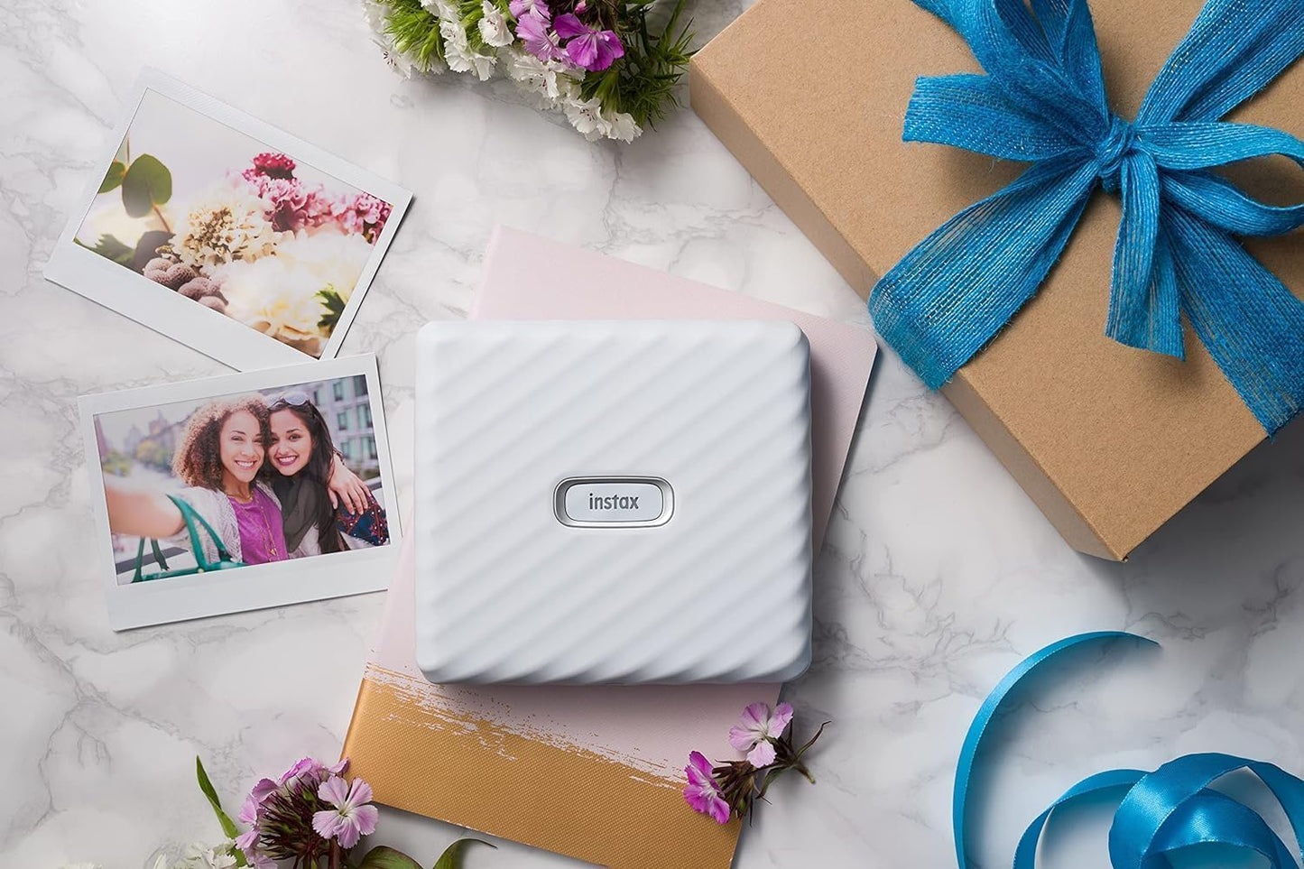INSTAX LINK Wide Smartphone Printer, Ash White