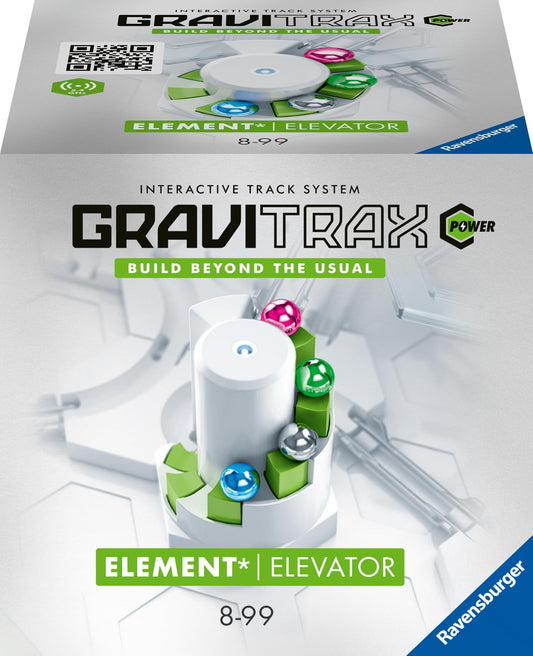 Ravensburger GraviTrax Power Element Elevator. Electronic accessory for spectacular ball tracks, for kids 8 years and older.