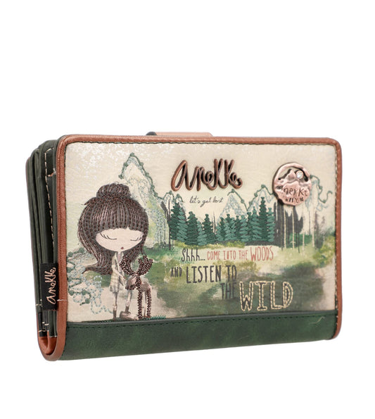 Anekke Wallet M with flap, combo (theforest), size -