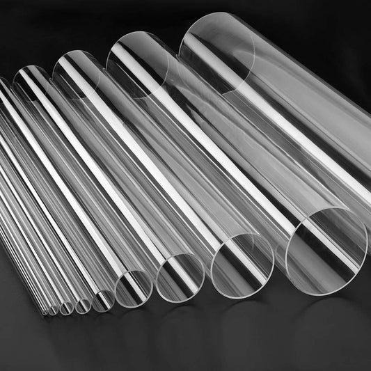 Acrylic tube XT Ø 70mm / 64mm (outer/inner), transparent, see-through, 1000mm long - Zeigis® / colorless/PMMA/clear/extruded