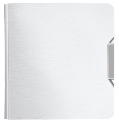 Leitz Quality Folder 180° Active Style, A4, Arctic White, Rounded spine with 8.2 cm width, Elastic band closure, Lightweight Polyfoam, 11080004 (Pack of 2)