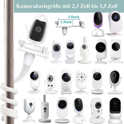 EYSAFT baby monitor mount, camera holder compatible with Philips Avent/GHB/BOIFUN/Eufy baby monitors. Smartphone holder compatible with most baby monitors.
