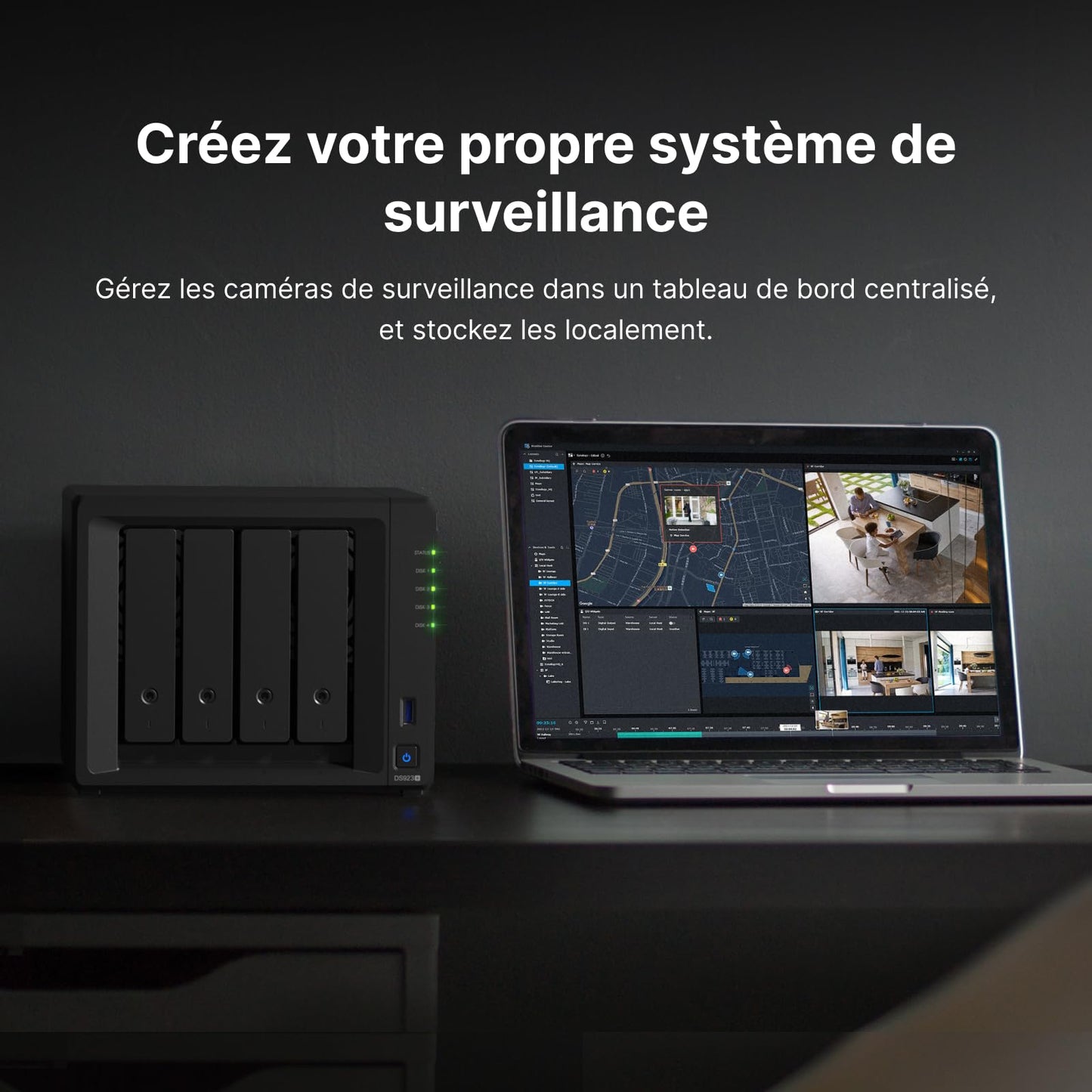 Synology DS923+ 4 Bay Desktop NAS Ryzen R1600 Dual-Core