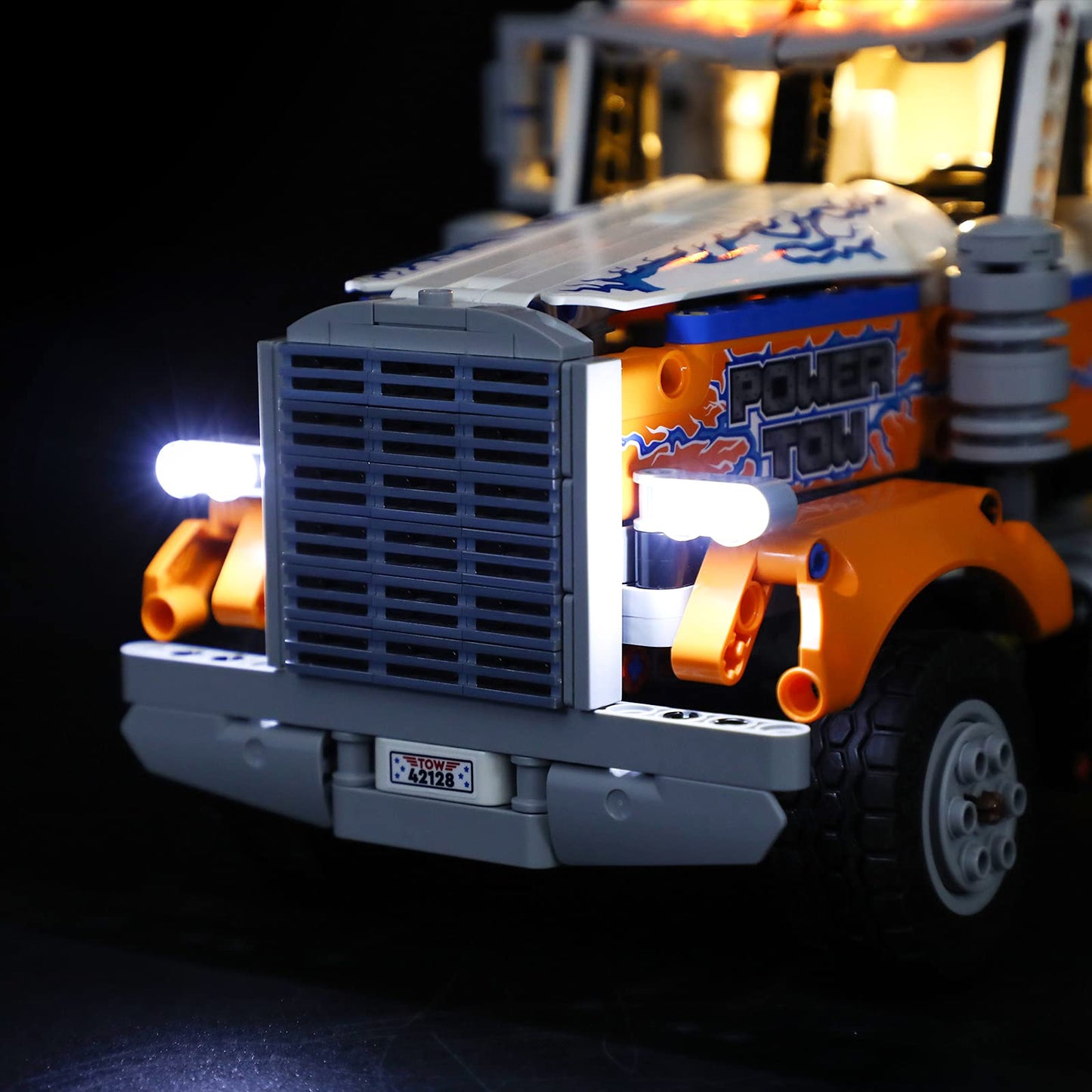 BRIKSMAX LED lighting kit for Lego Technic Heavy-Duty Tow Truck - Compatible with Lego 42128 bricks model - Without Lego Set