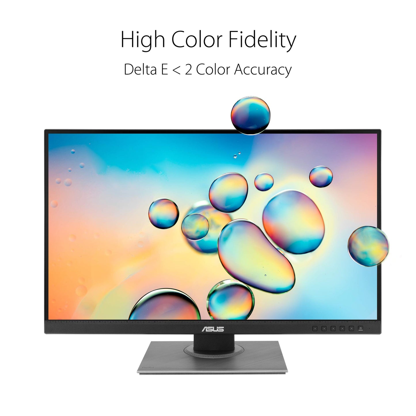 ASUS ProArt PA278QV - 27-inch WQHD Professional Monitor - 16:9 IPS, 2560x1440 resolution - ergonomic, pivot, Calman, frameless, high color accuracy - DVI, DisplayPort, HDMI, Mini-DP, USB hub.