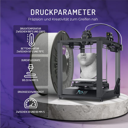 WINKLE PLA HD Textured Filament 1.75mm Marble, 1kg spool, compatible with FDM printers, 3D printing materials, dimensional accuracy +/- 0.05mm, easy to print.