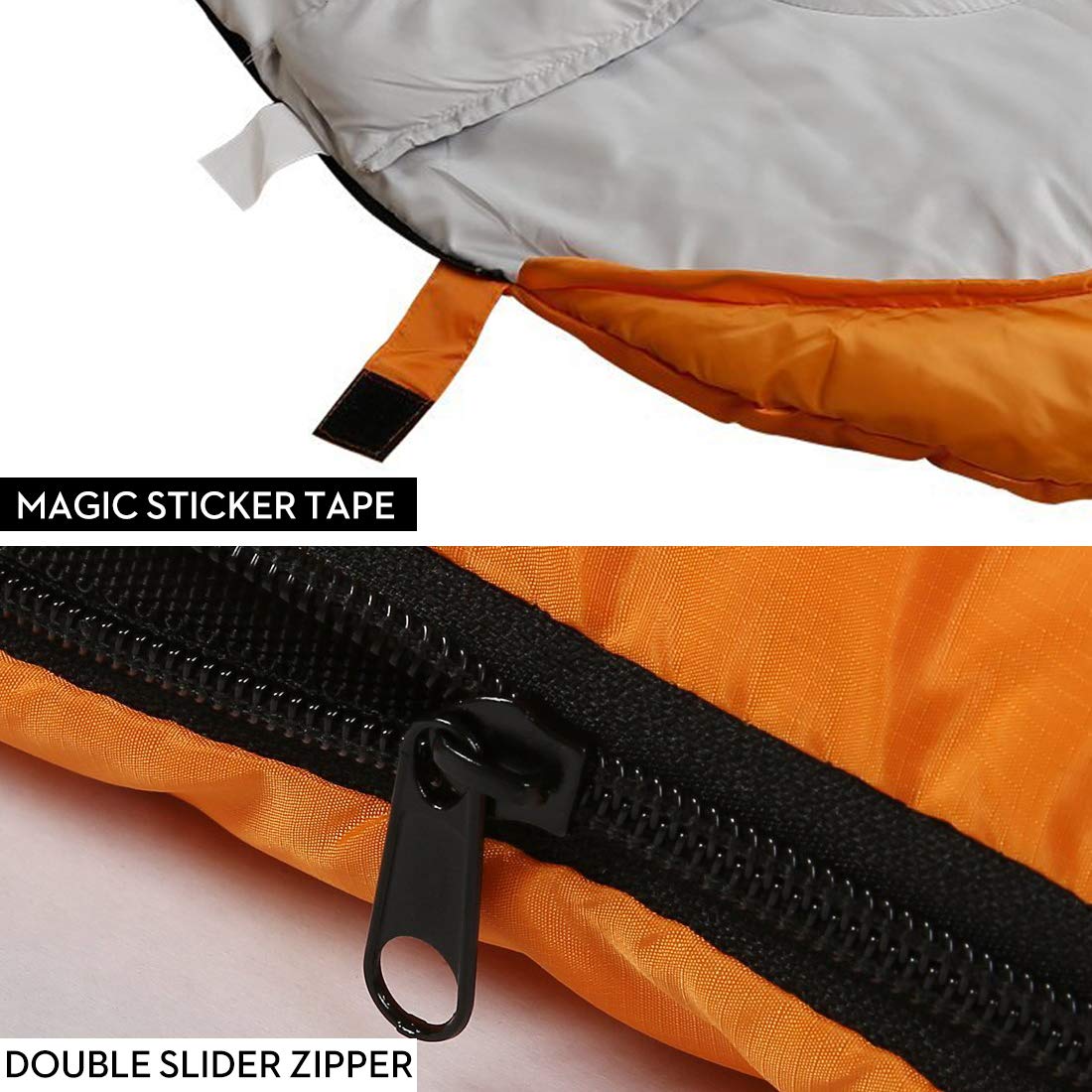 SOULOUT Sleeping Bag 3-4 Seasons - Winter Sleeping Bag Waterproof Lightweight Blanket Sleeping Bag for Camping, Travel, and Outdoor Activities - Perfect for Adults and Children - 220 x 83 cm