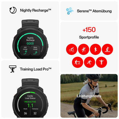 Polar Vantage M3 - Running watch with AMOLED screen, Dual-Frequency GPS, Turn-by-Turn Navigation, Battery life up to 7 days.
