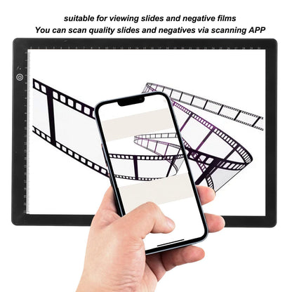 Diabetic Viewer Lightbox, Diabetic Viewer, Slide Film Negative Scanning, with 3 Adjustable Brightness, LED USB Light Scanner, Lightbox Scanner, For Drawing Artist Sketches.