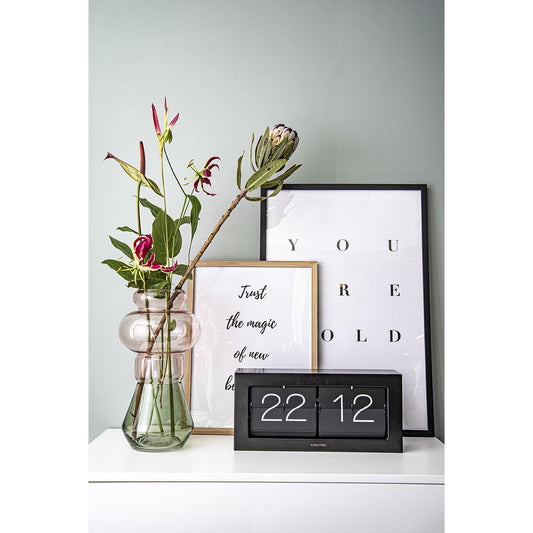 Karlsson modern desk clock KA5642BK, color - Black