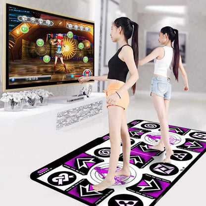 Stecto Double Dance Mat, non-slip, durable, wear-resistant, Dance Mat, Dance Mat, Dance Mat, Pad Dancer Blanket with USB PC, 165 x 81 cm.