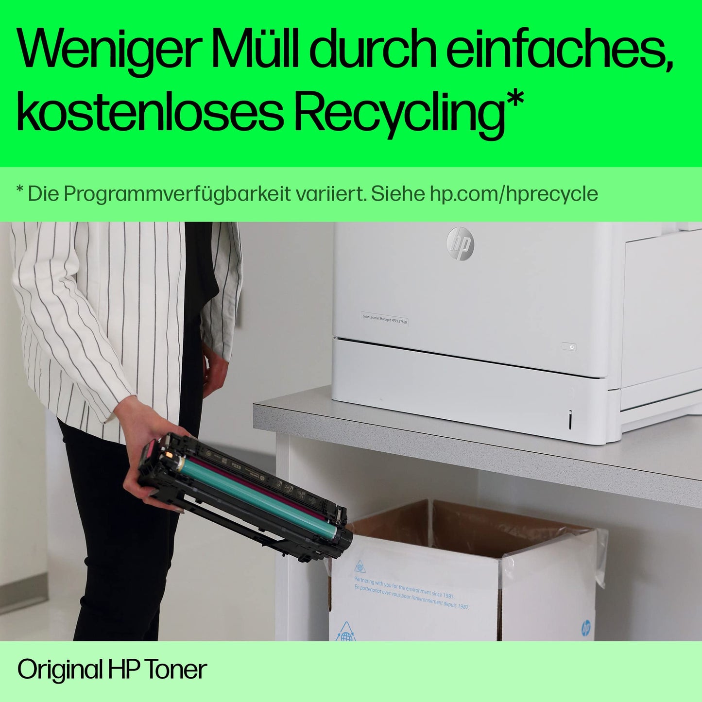 Toner 410X, 5000 pages, coverage (%) 5%, for laser printer type, cyan