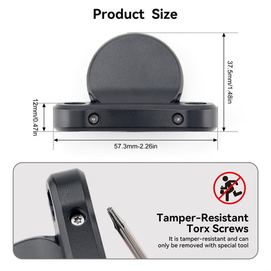 DLENP Bike Mount for AirTag, AirTag Bike Seat Post Hidden Holder for Bicycle Seat, Anti-Theft GPS Tracker Bike Accessory with Theft Protection Compatible with Mountain Bikes, Road Bikes