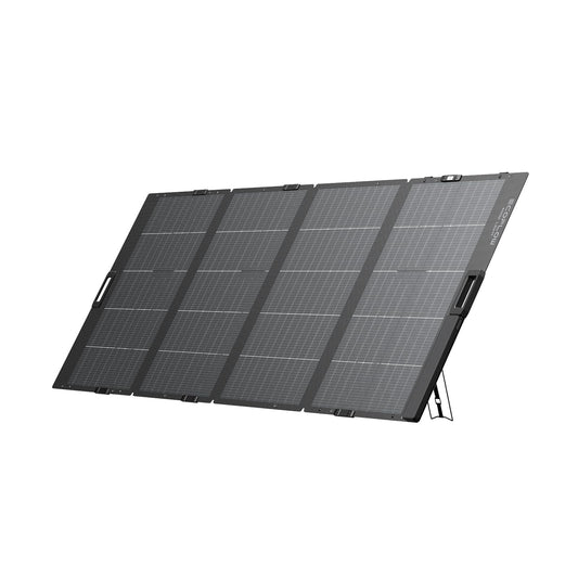 ECOFLOW 400W Portable Solar Panel with 0% VAT, Foldable solar module for Delta Pro/Delta Max/Delta Portable Power Station, Bifacial design, 25% efficiency, Solar system for outdoor garden balcony camping.