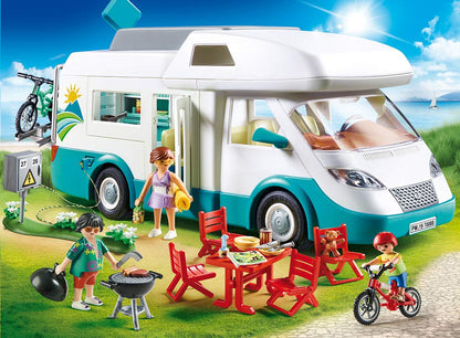 PLAYMOBIL | Family Fun | Family RV | with removable roof | Toy for kids 4+ years | 70088