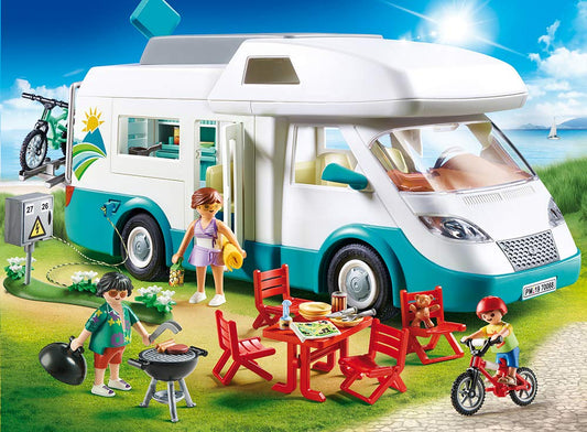 PLAYMOBIL | Family Fun | Family RV | with removable roof | Toy for kids 4+ years | 70088