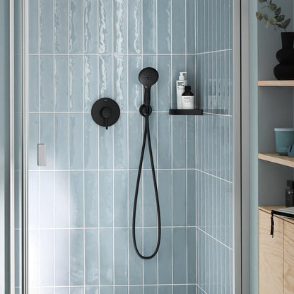 GROHE Vitalioflex - Metal shower hose (1500 mm, reinforced design, kink-resistant, heat-resistant), matte black, 27502KS1