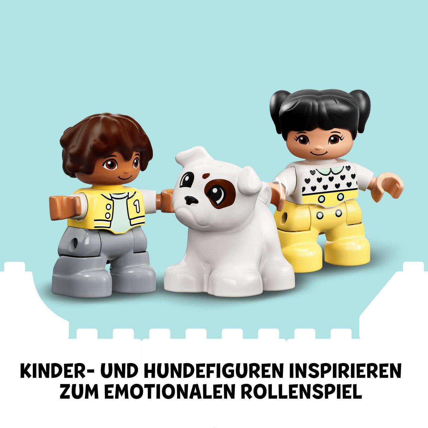 LEGO DUPLO Number Train - Learn to Count, Train Toy & DUPLO Animal Train, Wheeled Train Toy with Creative Animal Figures