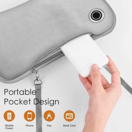Heated gloves with soft plush lining and 3 heat settings, Electric for women, Camping Includes 10000mAh power bank.