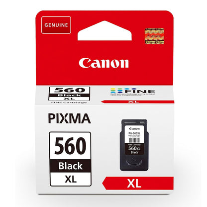Canon ink - PG-560XL Original printer ink cartridge in black with high yield - prints up to 400 A4 pages (1 x ink cartridge)