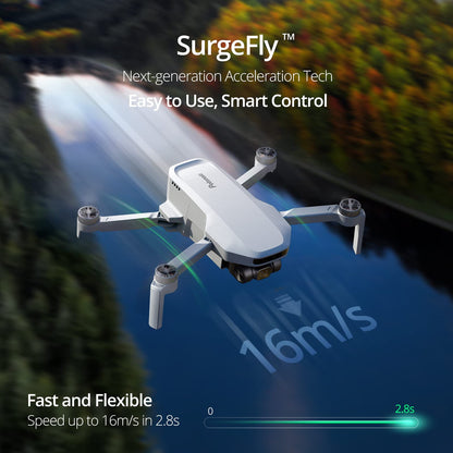 Potensic ATOM SE GPS Drone Camera 4K, 4km FPV video transmission, under 249g, EIS image stabilization 12MP photo, RC Quadcopter, Follow-Me/auto return, 31mins flight time for beginner adult, C0