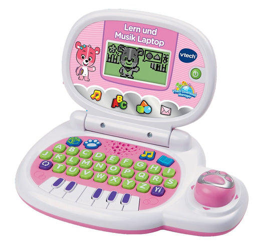 Vtech 80-139554 Learning and Music Laptop, pink.