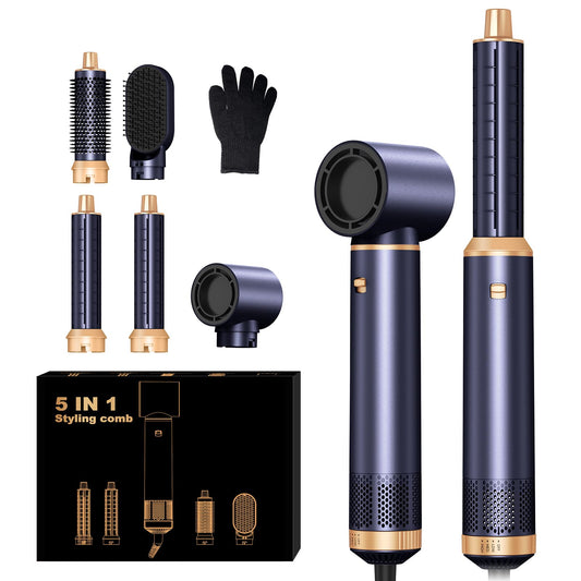Air Styler 5 in 1 UKLISS 1000w Hair Dryer Brush, 30mm Air Curler, Detachable Hair Styler Tools for Drying, Curling, Straightening
