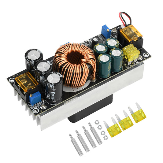 Aideepen Step Up Converter, 1800W 40A DC-DC Boost Converter, adjustable constant voltage and constant current 14-85V to 14-120V