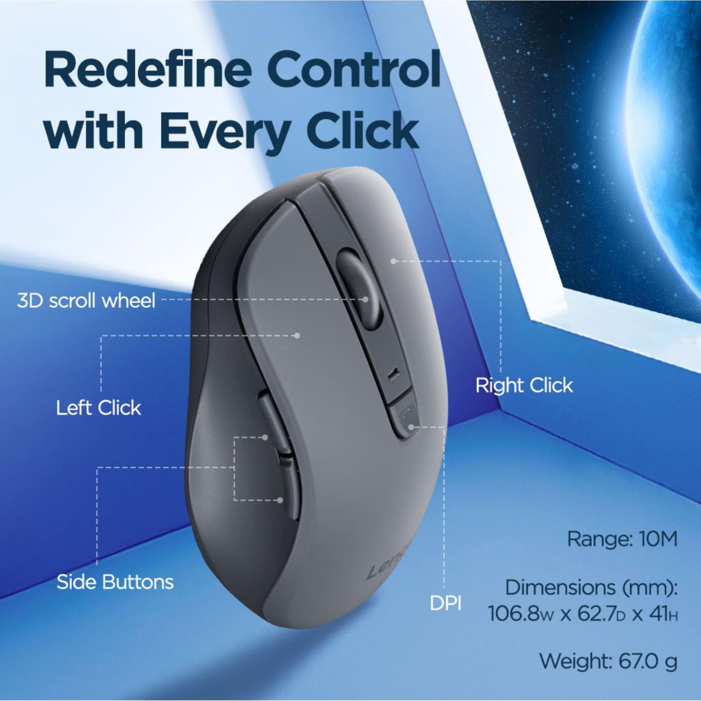 Lenovo WL310 Bluetooth Silent Mouse