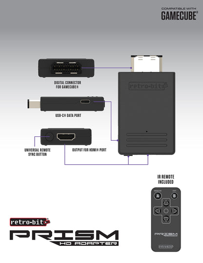 Retro-Bit Prism HDMI Adapter for Gamecube
