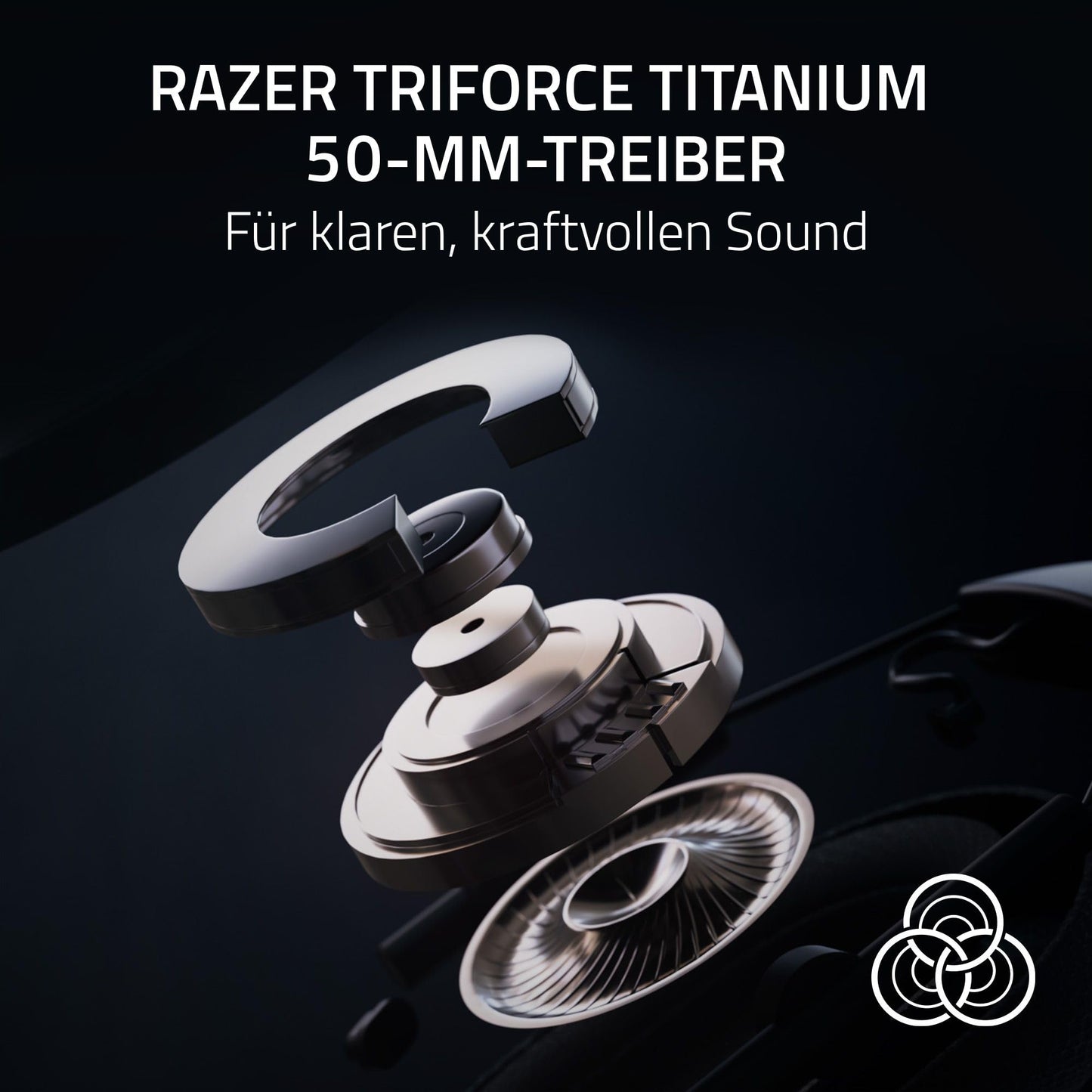 Razer BlackShark V2 Pro (2023) for PC - Wireless premium esports headset (HyperClear Super Wideband Microphone, Triforce Titanium 50mm Drivers, HyperSpeed Wireless Technology, 70 hrs) Black