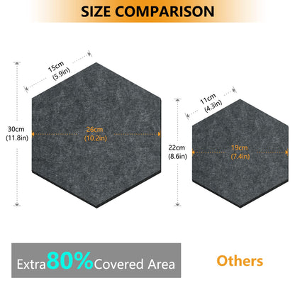 Uoisaiko Large Felt Bulletin Board Self-Adhesive Corkboard Felt Board with 30 Push Pins, 8 Pieces Cork Wall Felt Board Memo Boards Bulletin Board Memo Boards Wall Decor for Office Kitchen