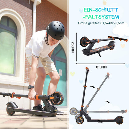 RCB TECH Electric Scooter for Kids (8-12-16 years) - Foldable e-Scooter - Max Range 16 KM - Max. 20 KM/H - Perfect gift for kids and teenagers.