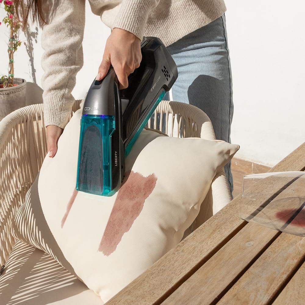 Cecotec Upholstery Cleaner Conga Hand Carpet & Spot Clean 1500. 50W, water sprayer, clean water tank, dirty water tank, brush, 20min battery life.